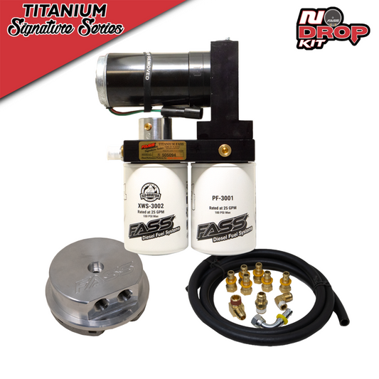 2015-2016 Duramax 6.6L FASS Titanium Signature No Drop Series 165GPH Fuel System