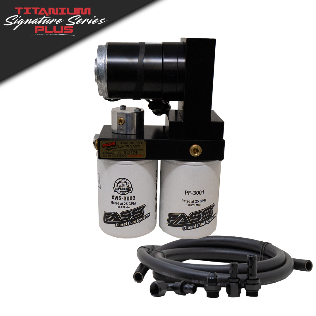 01-10 Duramax FASS Titanium Signature Series PLUS 100GPH Fuel System-600HP