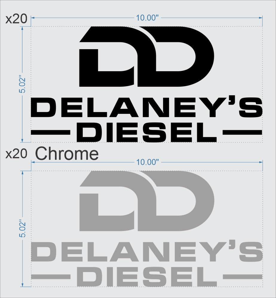 DD Vinyl Sticker