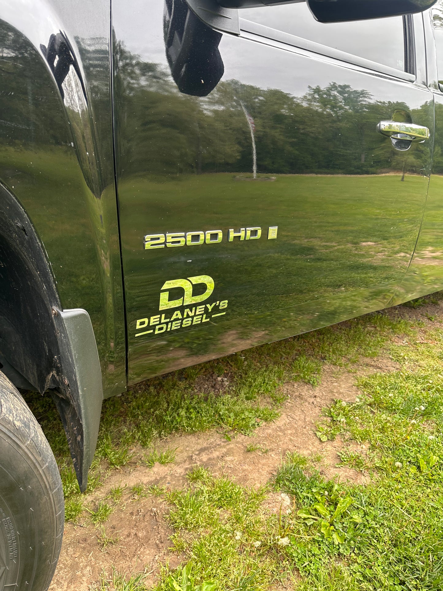 Dd Rideshare Sticker Photo DD Vinyl Sticker – Delaney's Diesel