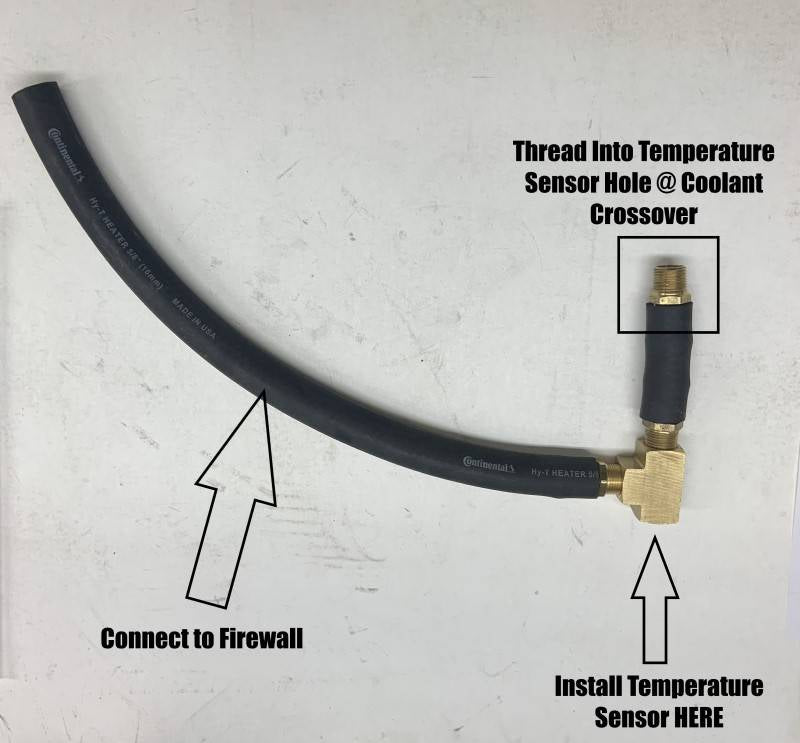 DHD 500-114 LMM COOLANT LINE RELOCATION KIT